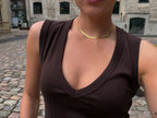 Snake chain - 18k gold-plated