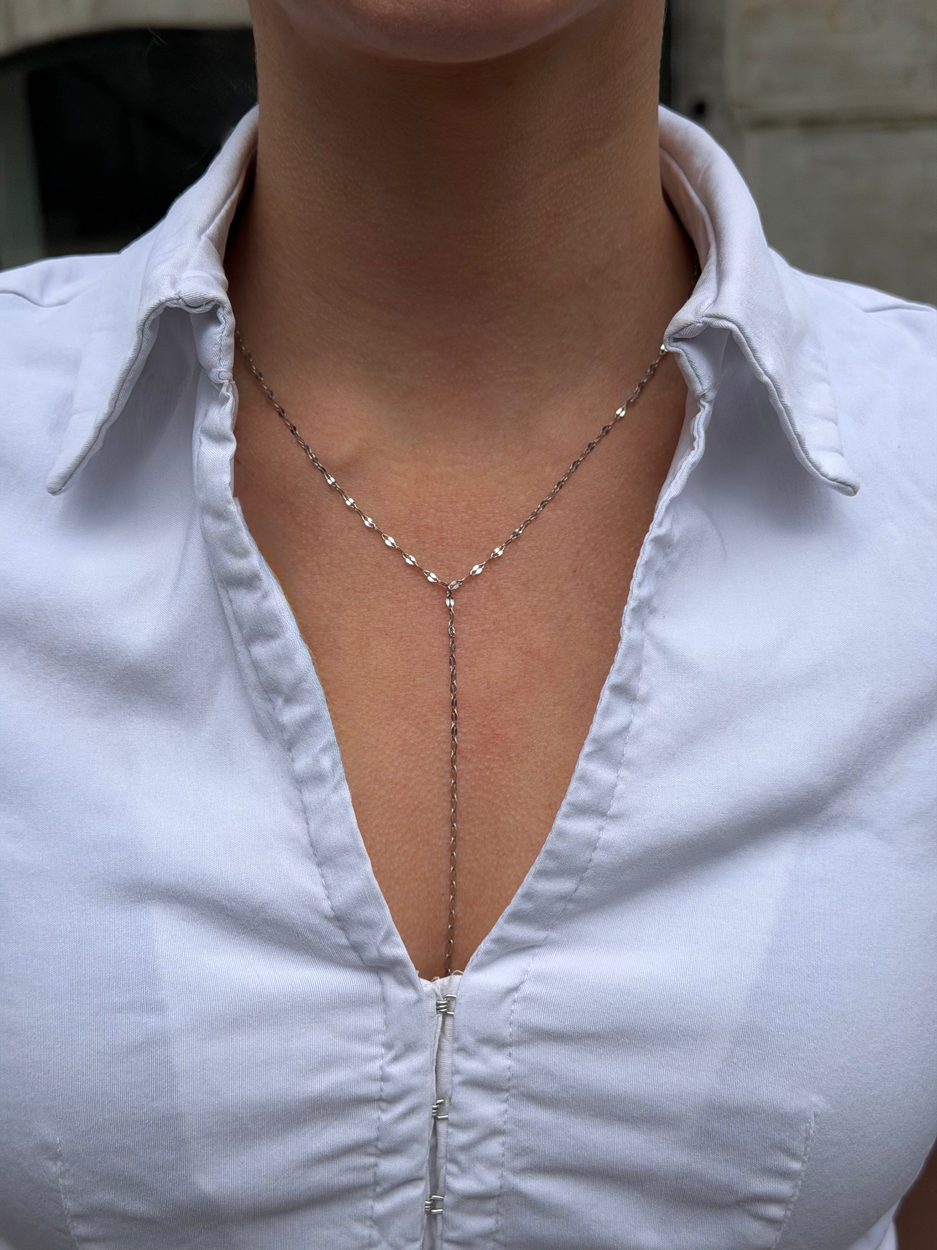 Y-chain - silver-coloured