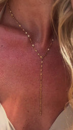 Y-chain - 18k gold-plated
