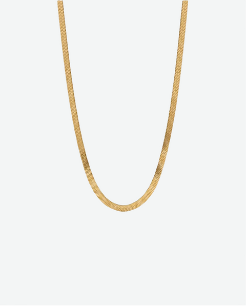 Snake chain - 18k gold-plated