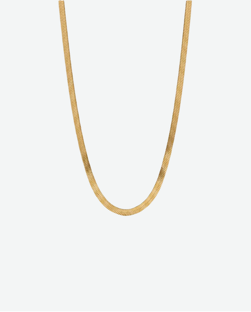 Snake chain - 18k gold-plated