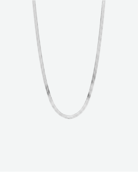 Snake chain - silver-colored